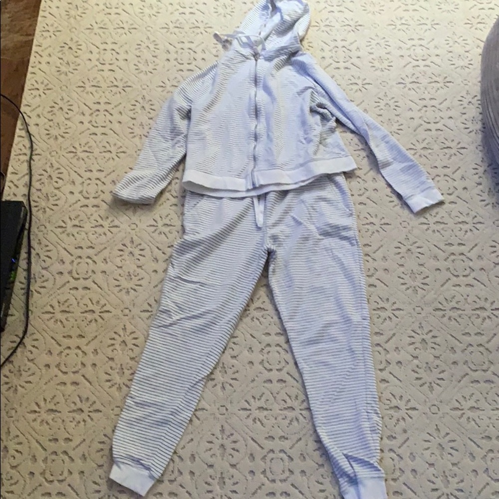 TopShop stripped jogger SET